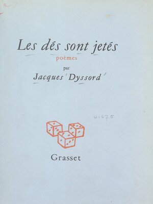 cover image of Les dés sont jetés